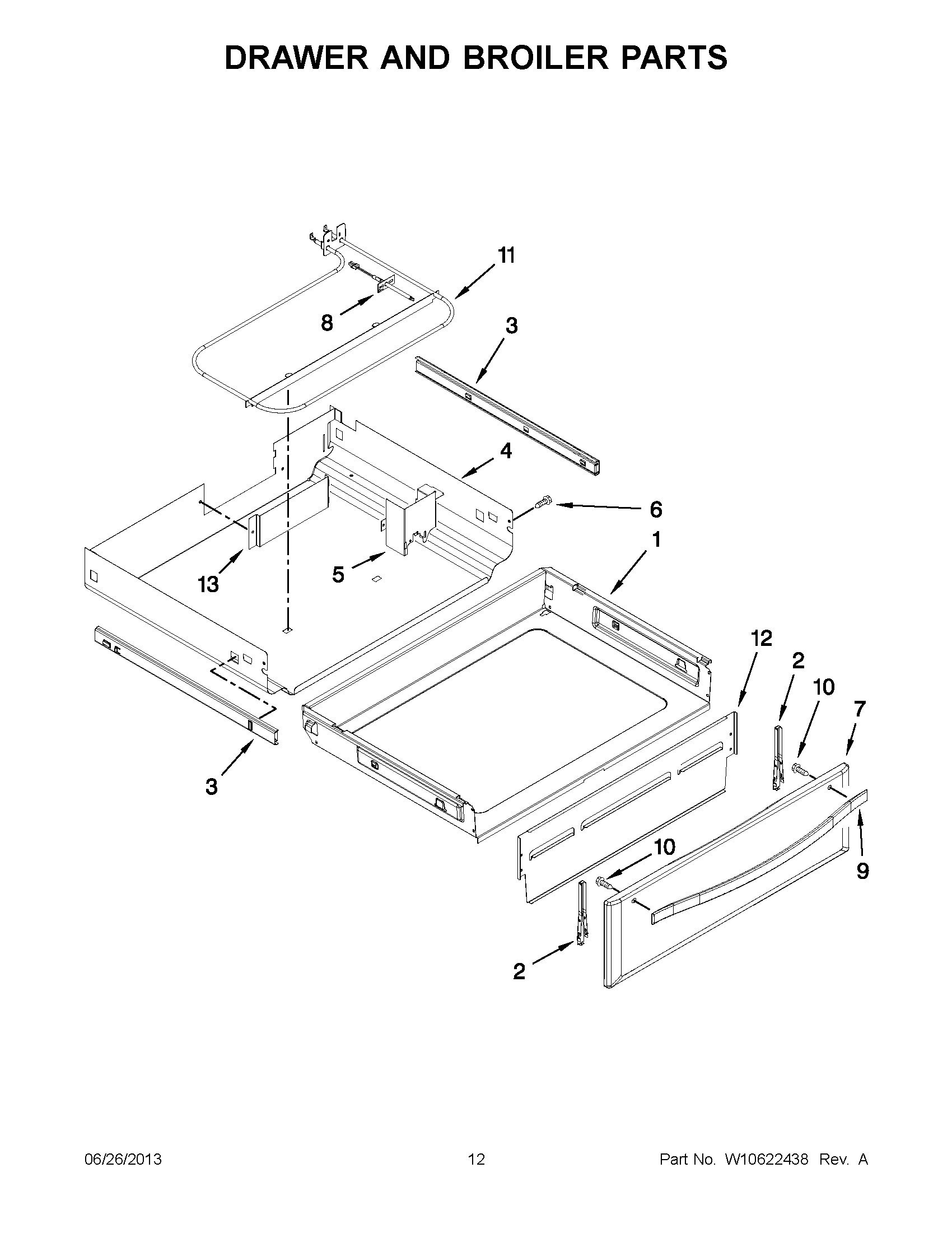06 - DRAWER AND BROILER PARTS