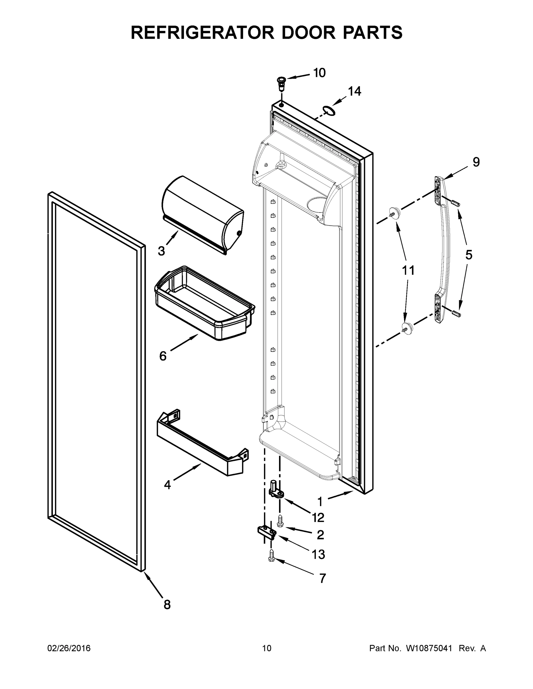 06 - REFRIGERATOR DOOR PARTS