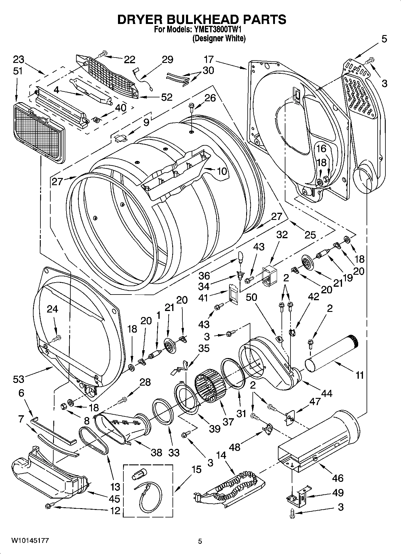 04 - DRYER BULKHEAD PARTS