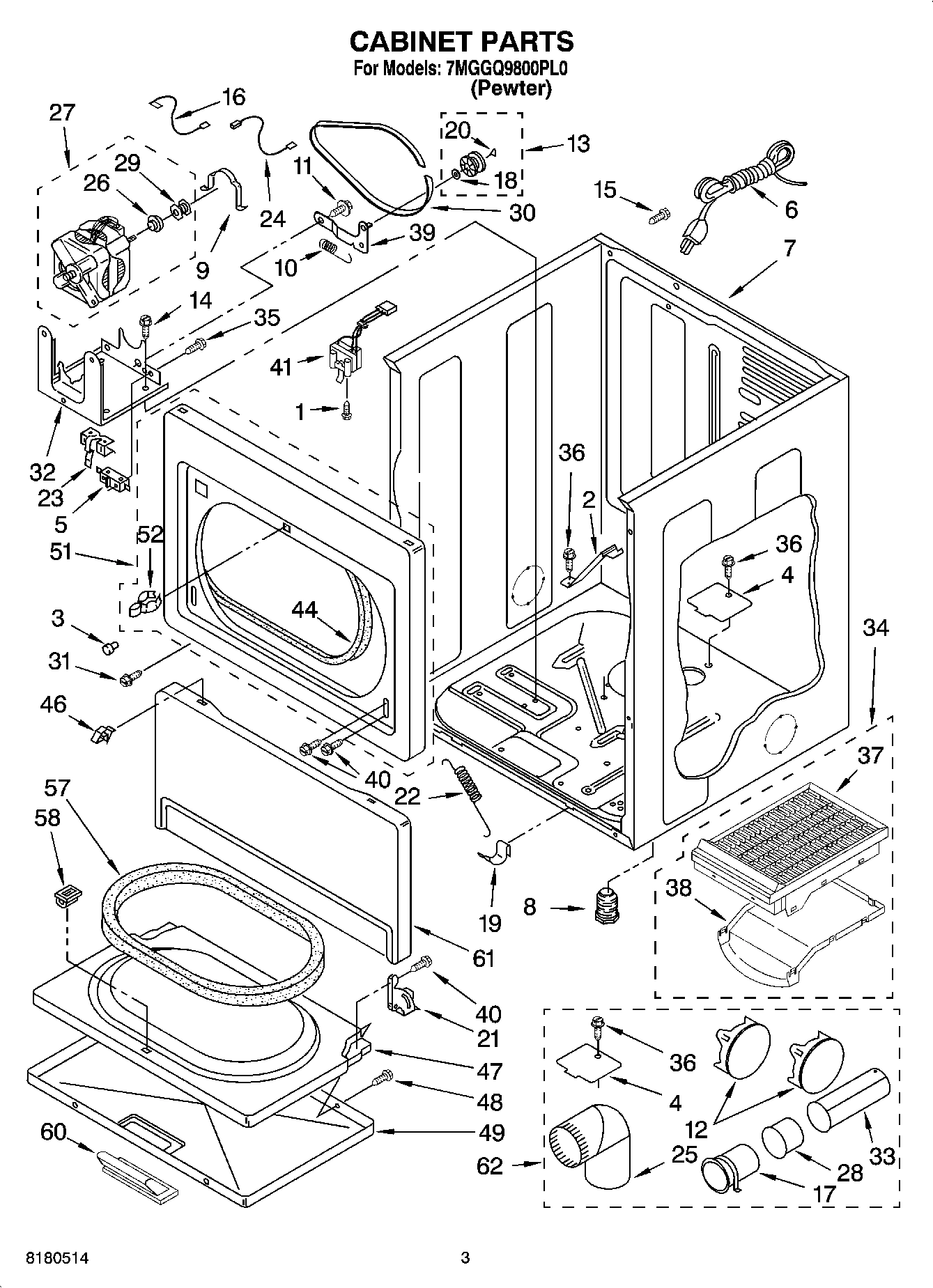02 - CABINET PARTS