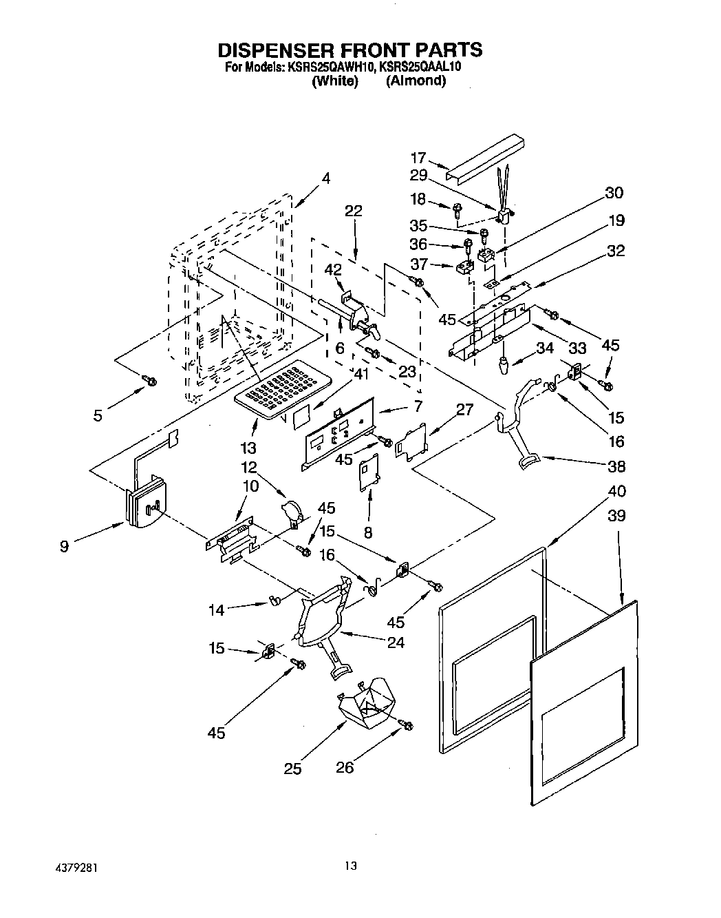 08 - DISPENSER FRONT