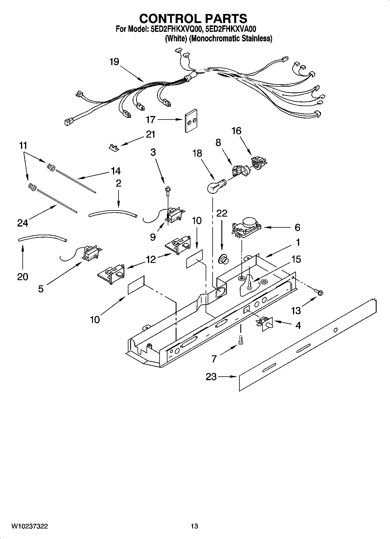 09 - CONTROL PARTS, OPTIONAL PARTS (NOT INCLUDED)