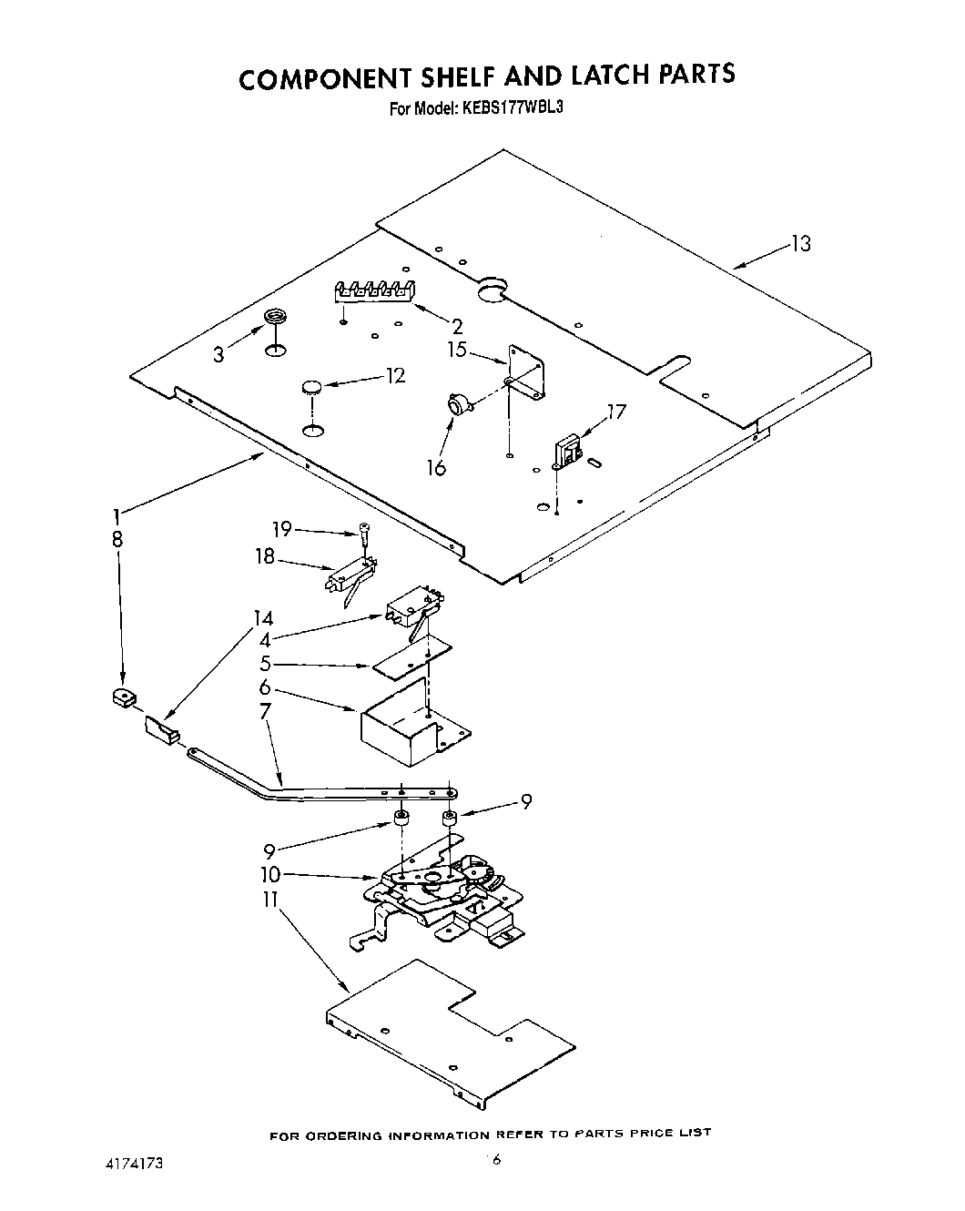 04 - COMPONENT SHELF AND LATCH