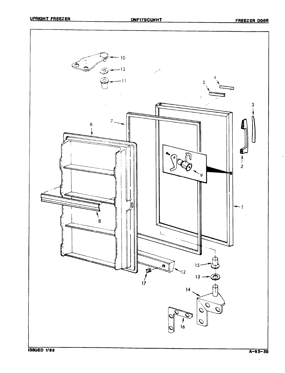 02 - FREEZER DOOR