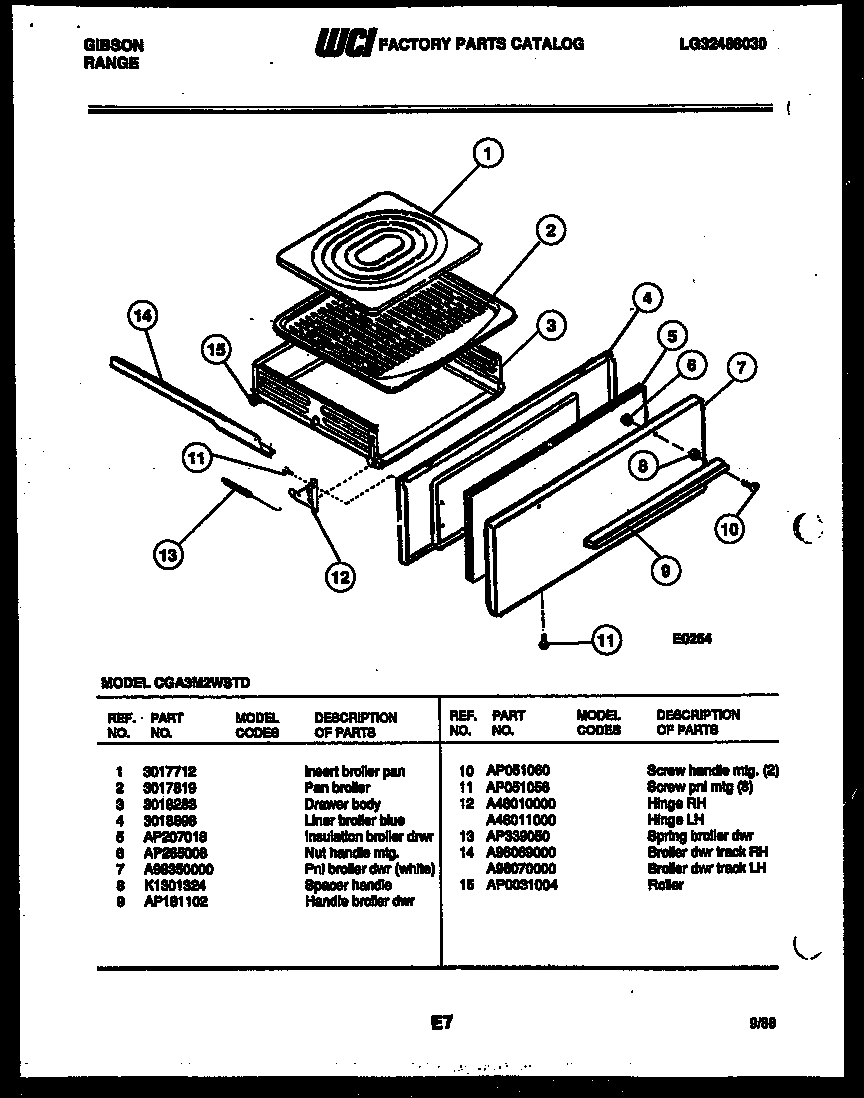 04 - BROILER DRAWER PARTS