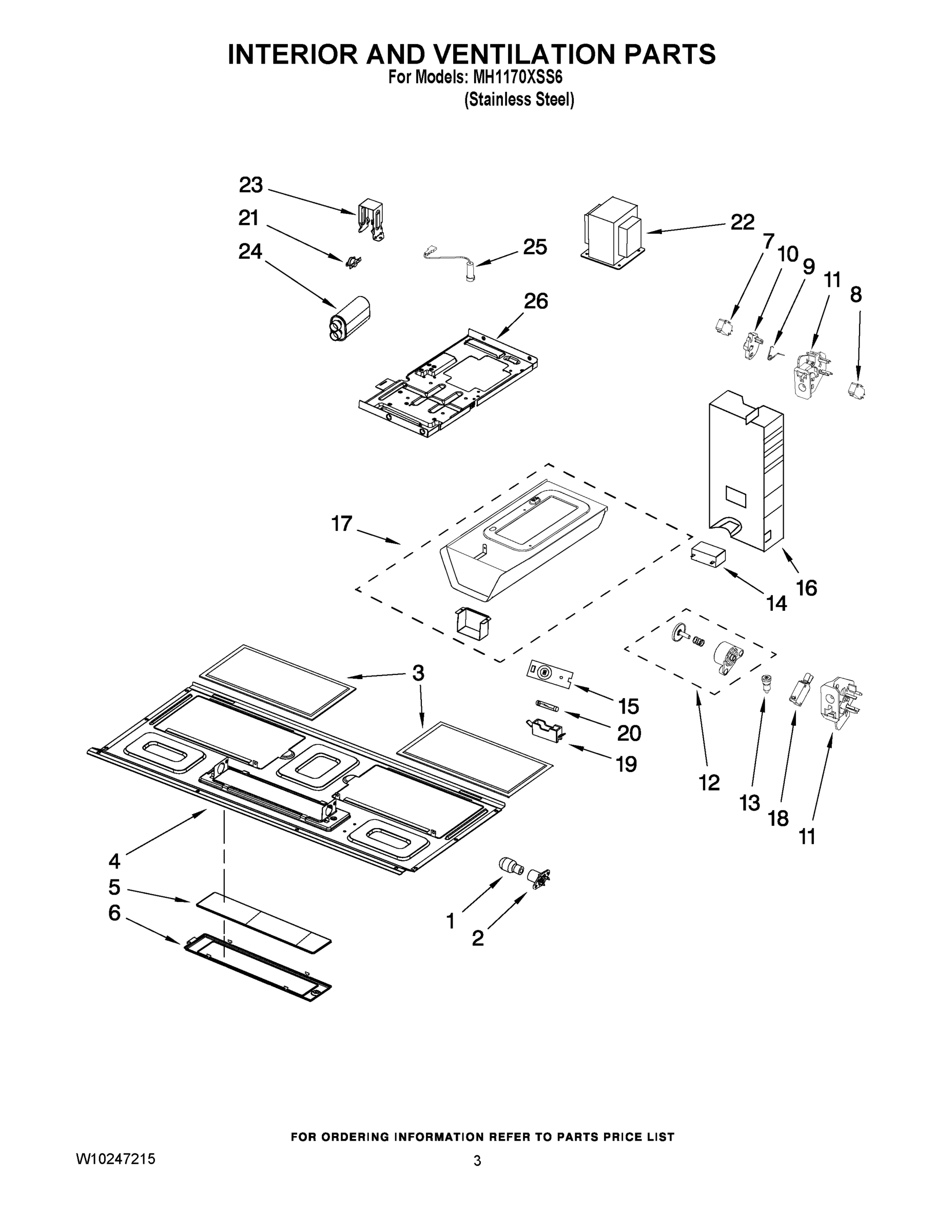 03 - INTERIOR AND VENTILATION PARTS