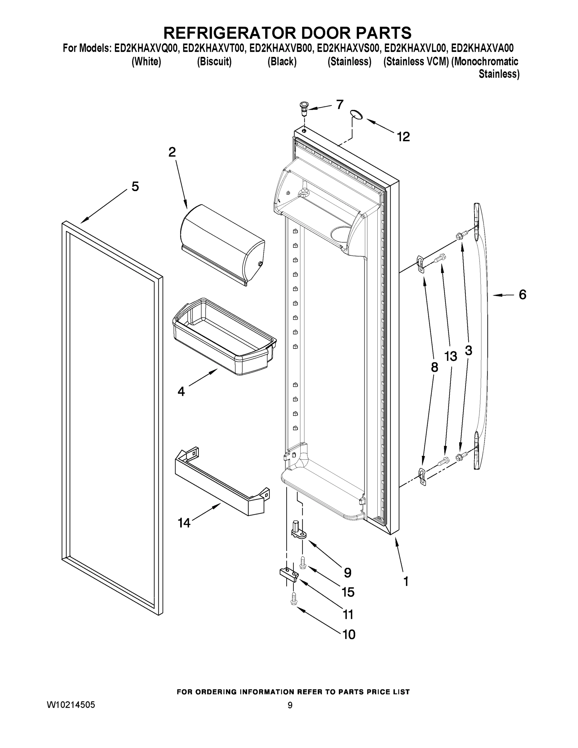 06 - REFRIGERATOR DOOR PARTS