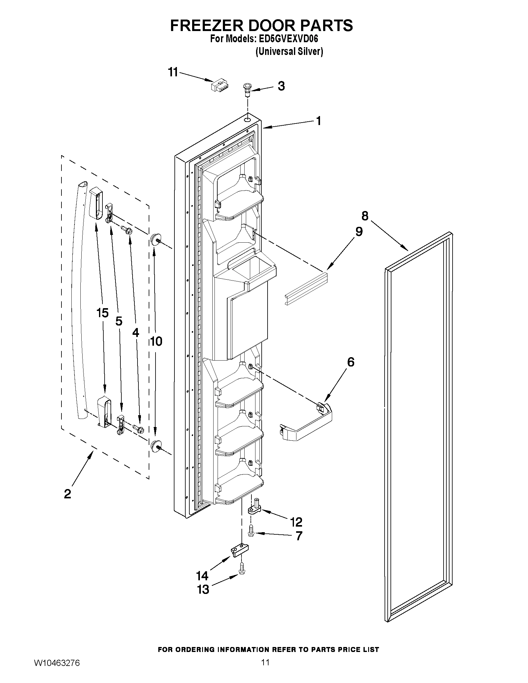 07 - FREEZER DOOR PARTS