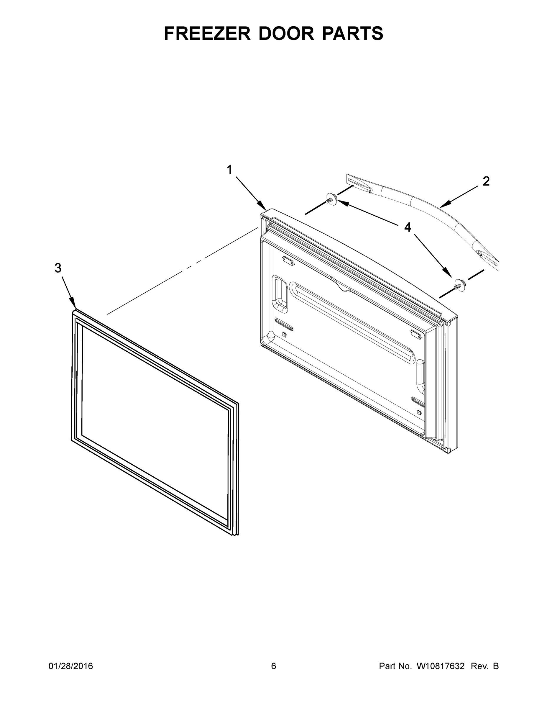 04 - FREEZER DOOR PARTS