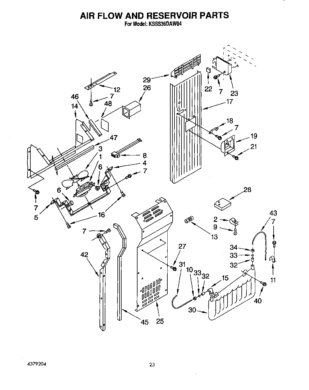 15 - AIR FLOW AND RESERVOIR