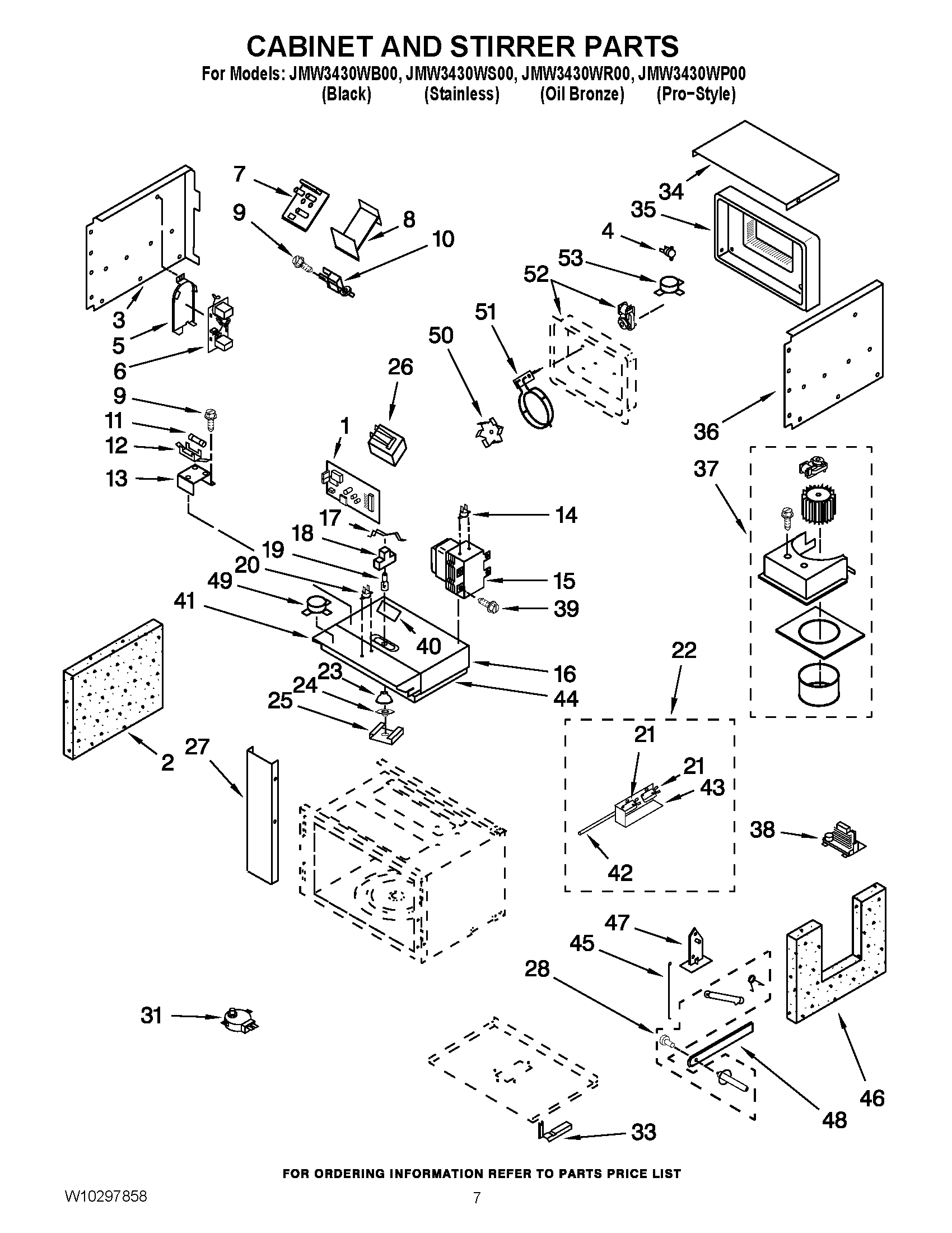 05 - CABINET AND STIRRER PARTS