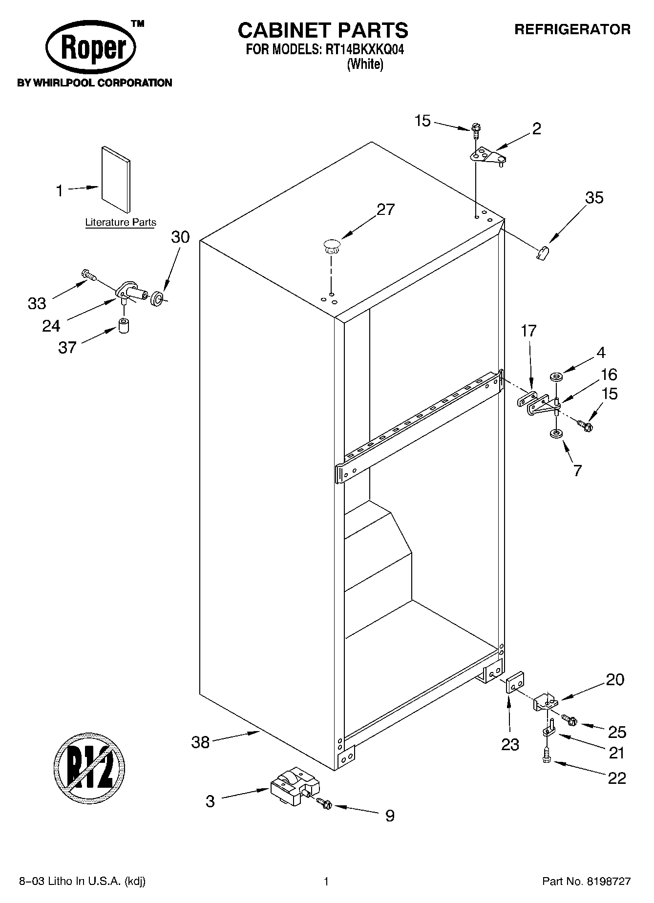 01 - CABINET PARTS