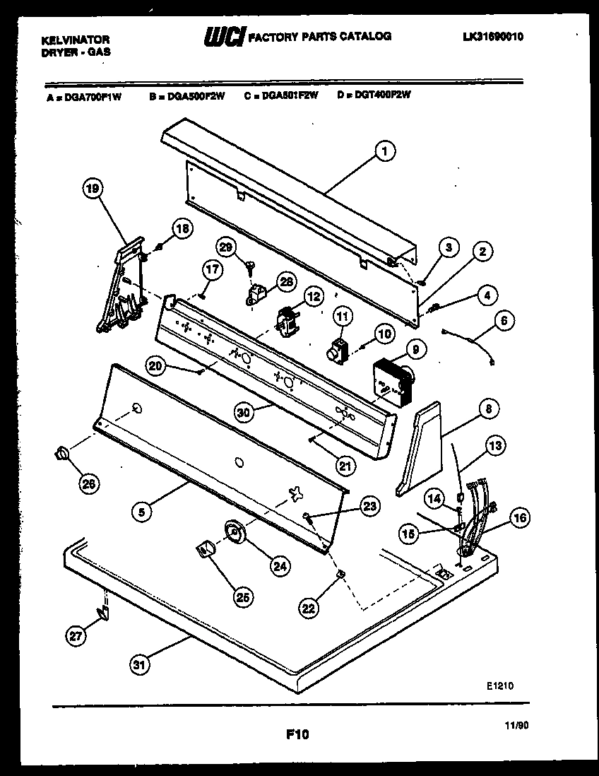 04 - CONSOLE AND CONTROL PARTS