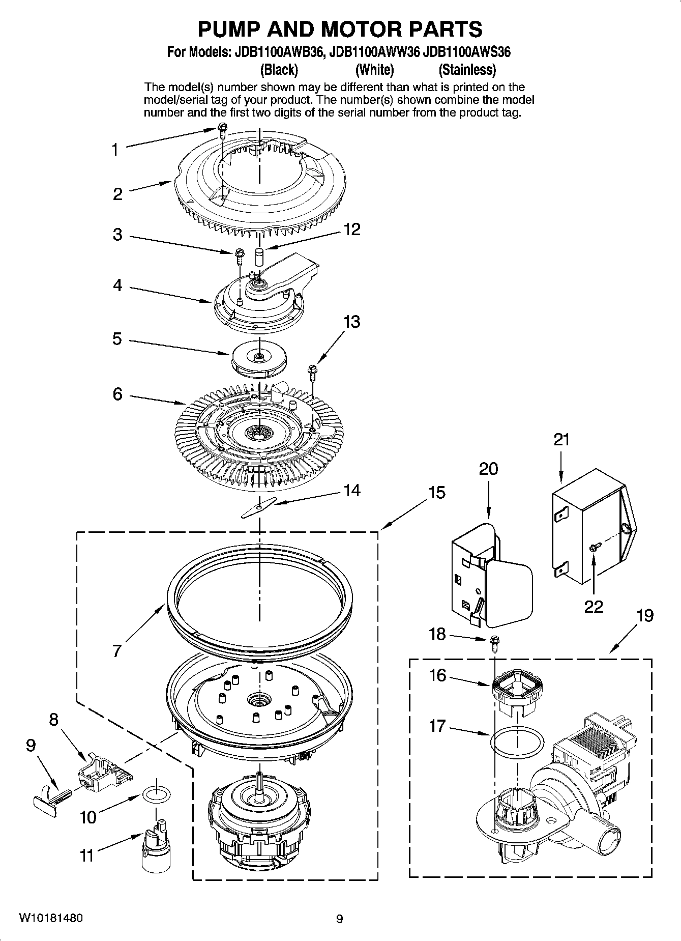 08 - PUMP AND MOTOR PARTS