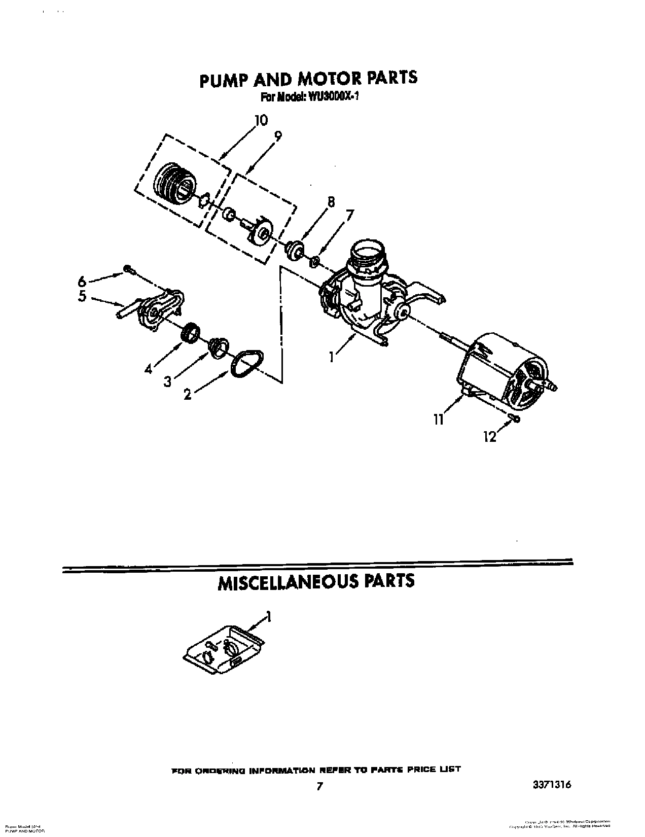 06 - PUMP AND MOTOR, MISCELLANEOUS