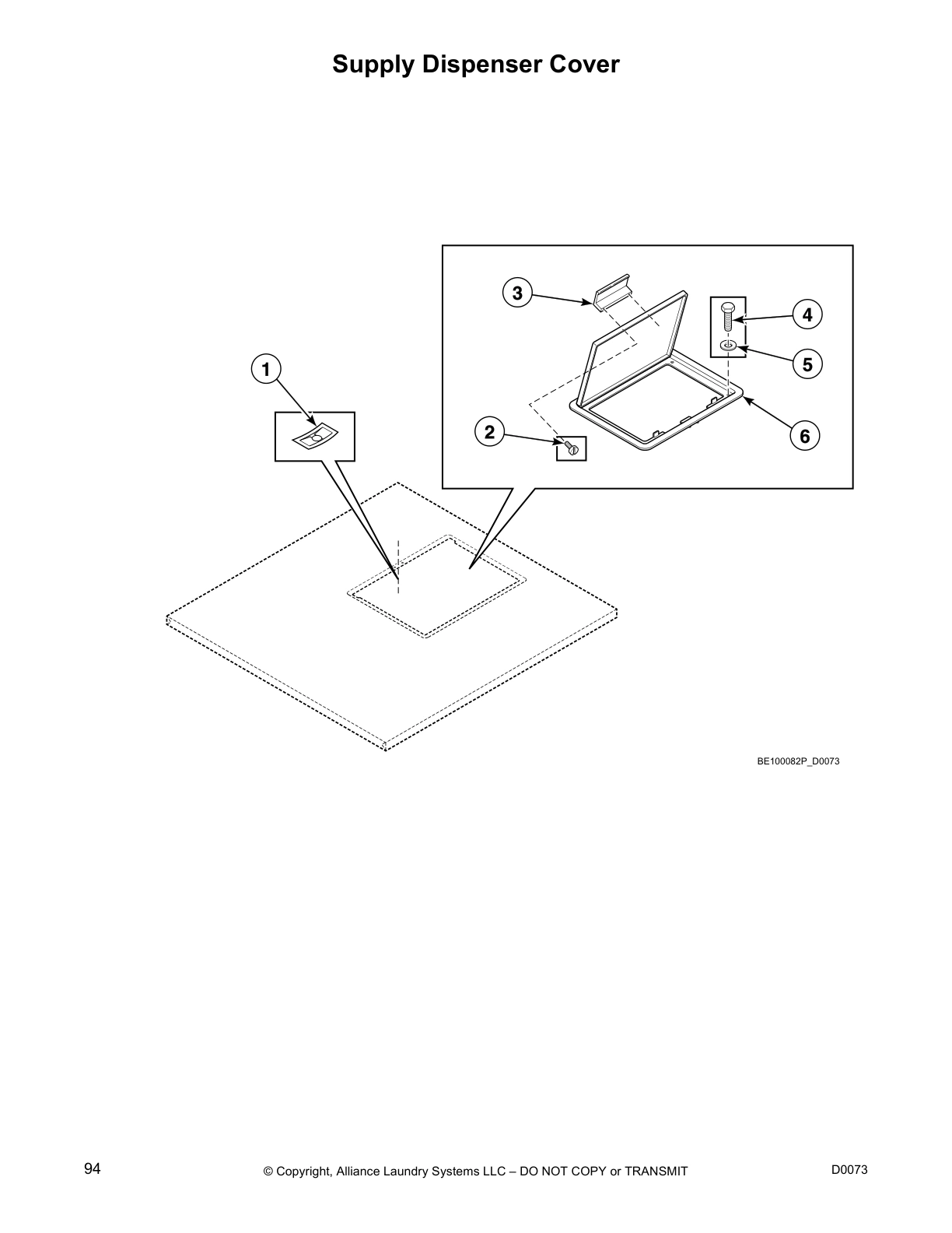 Supply Dispenser Cover