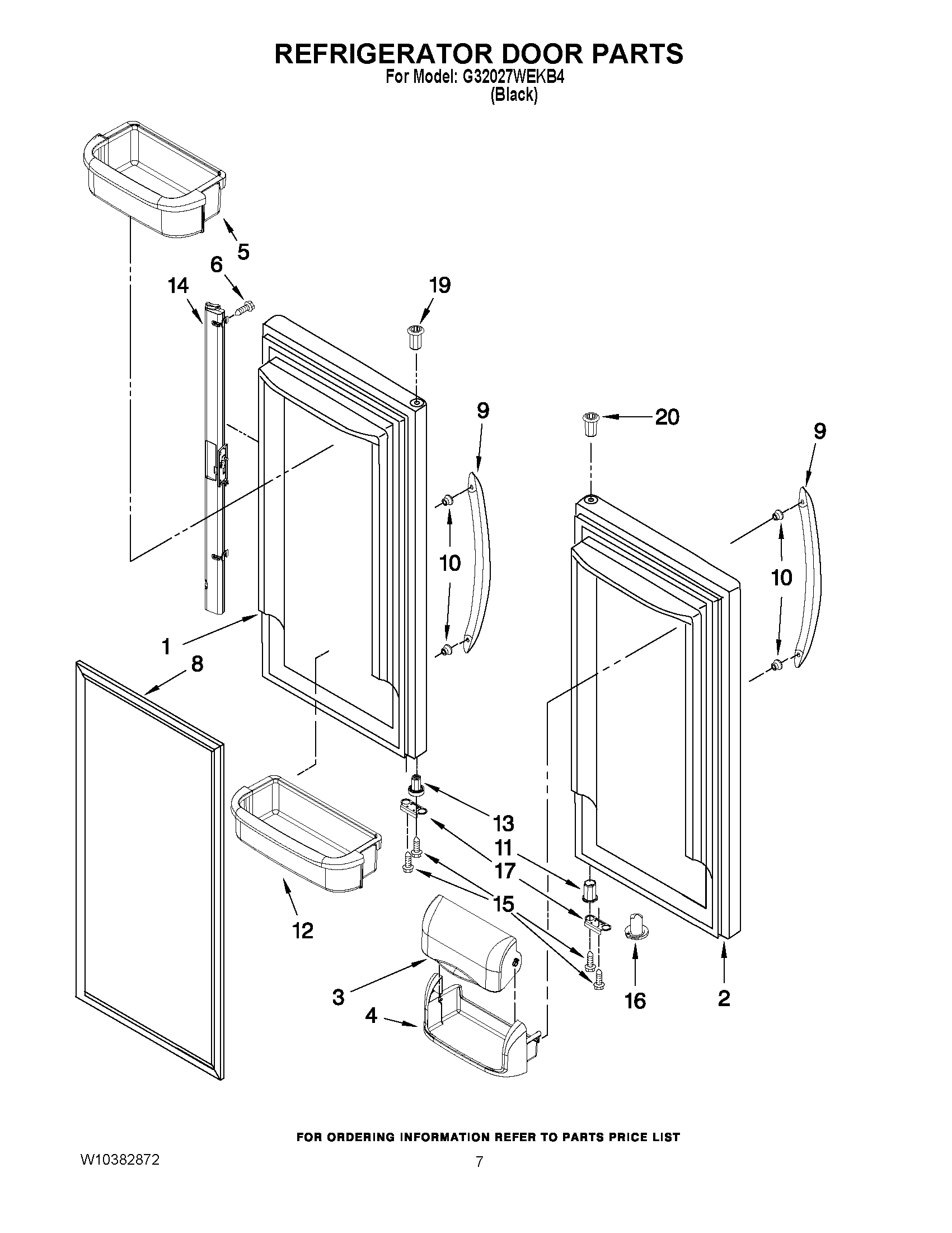 04 - REFRIGERATOR DOOR PARTS