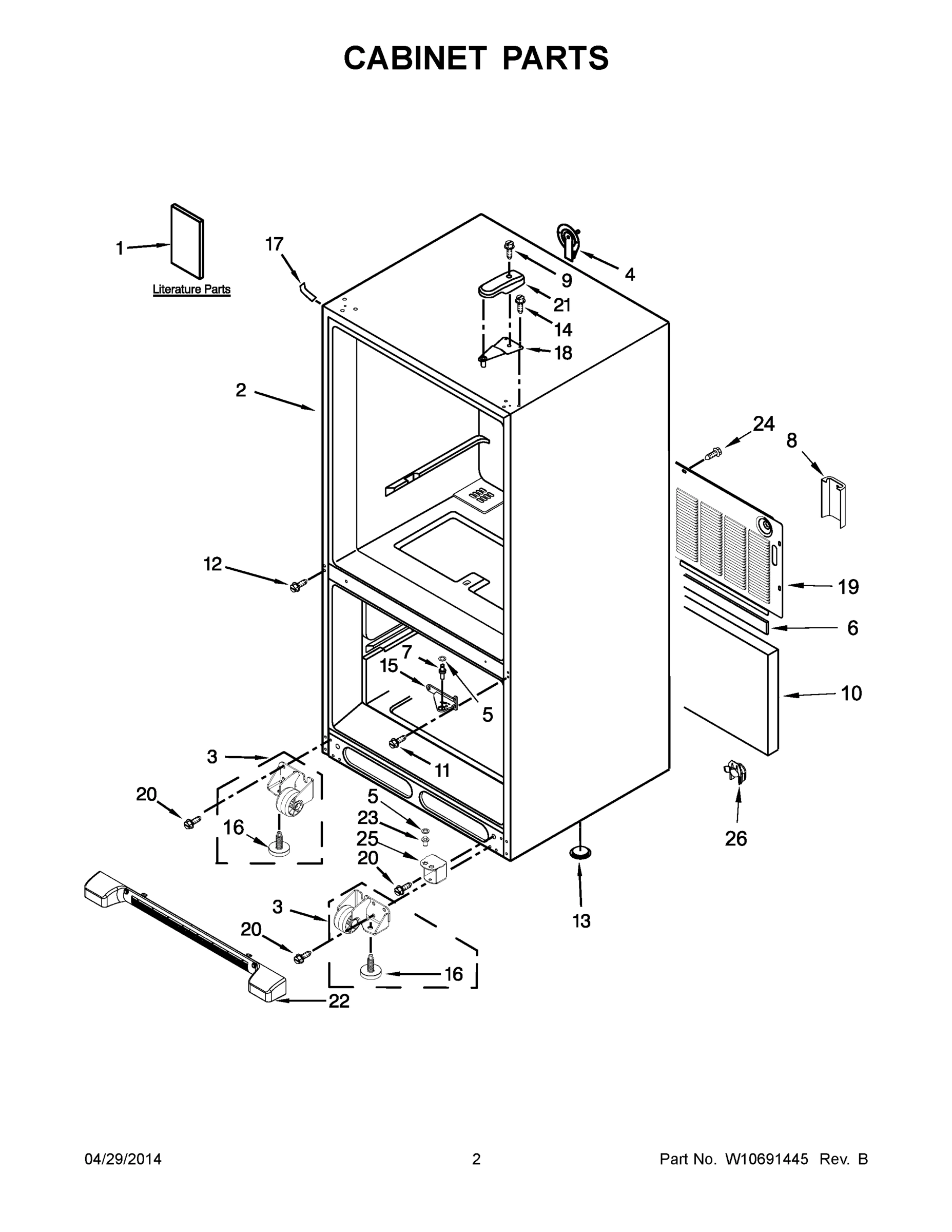 02 - CABINET PARTS