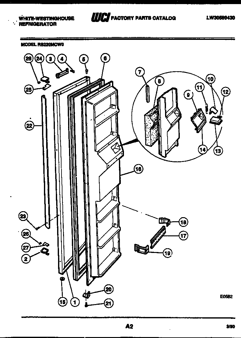 02 - FREEZER DOOR PARTS