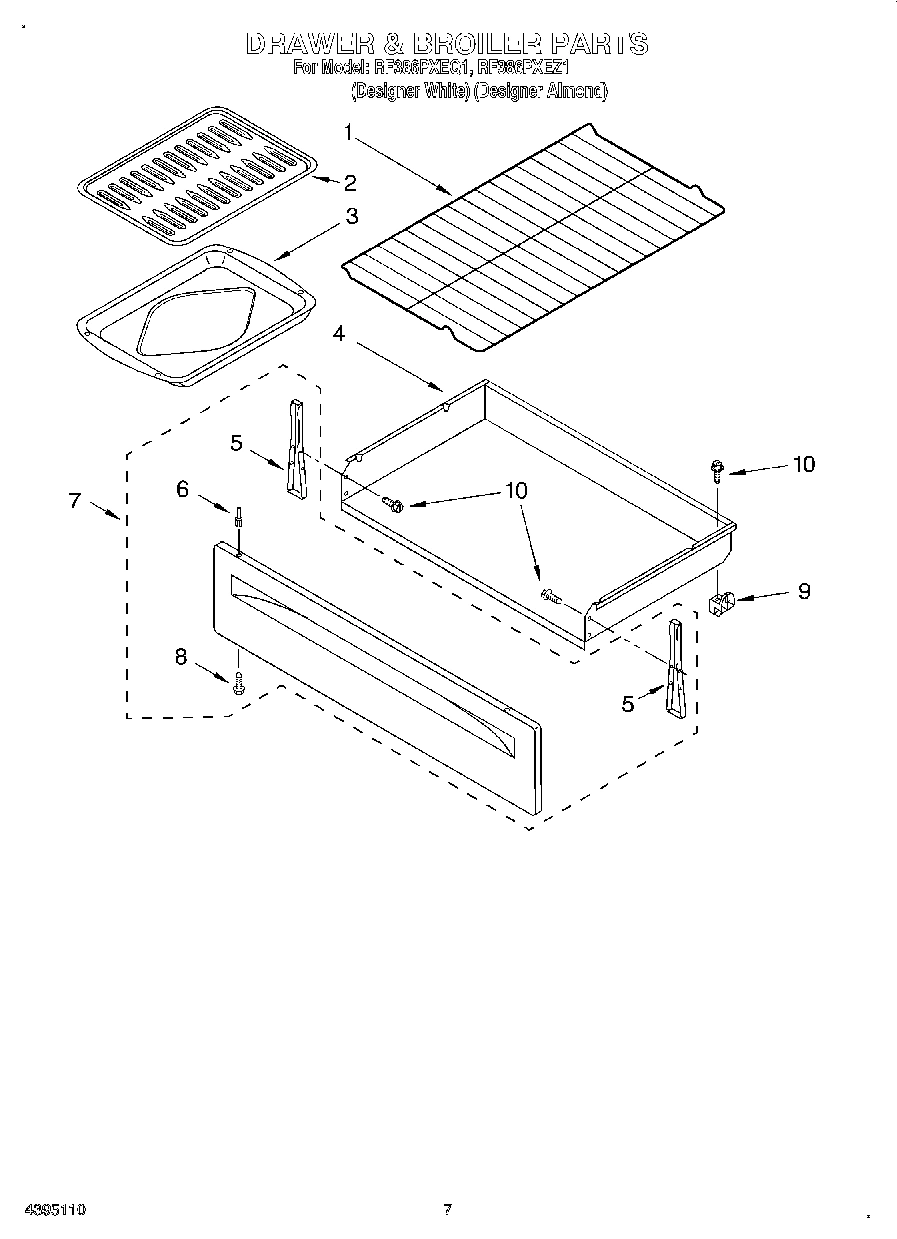 05 - DRAWER AND BROILER, LIT/OPTIONAL