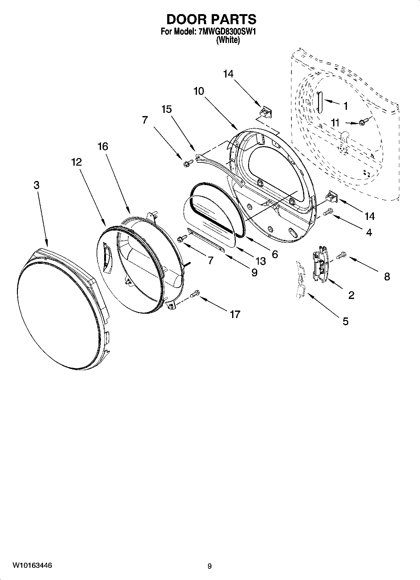 05 - DOOR PARTS, OPTIONAL PARTS (NOT INCLUDED)