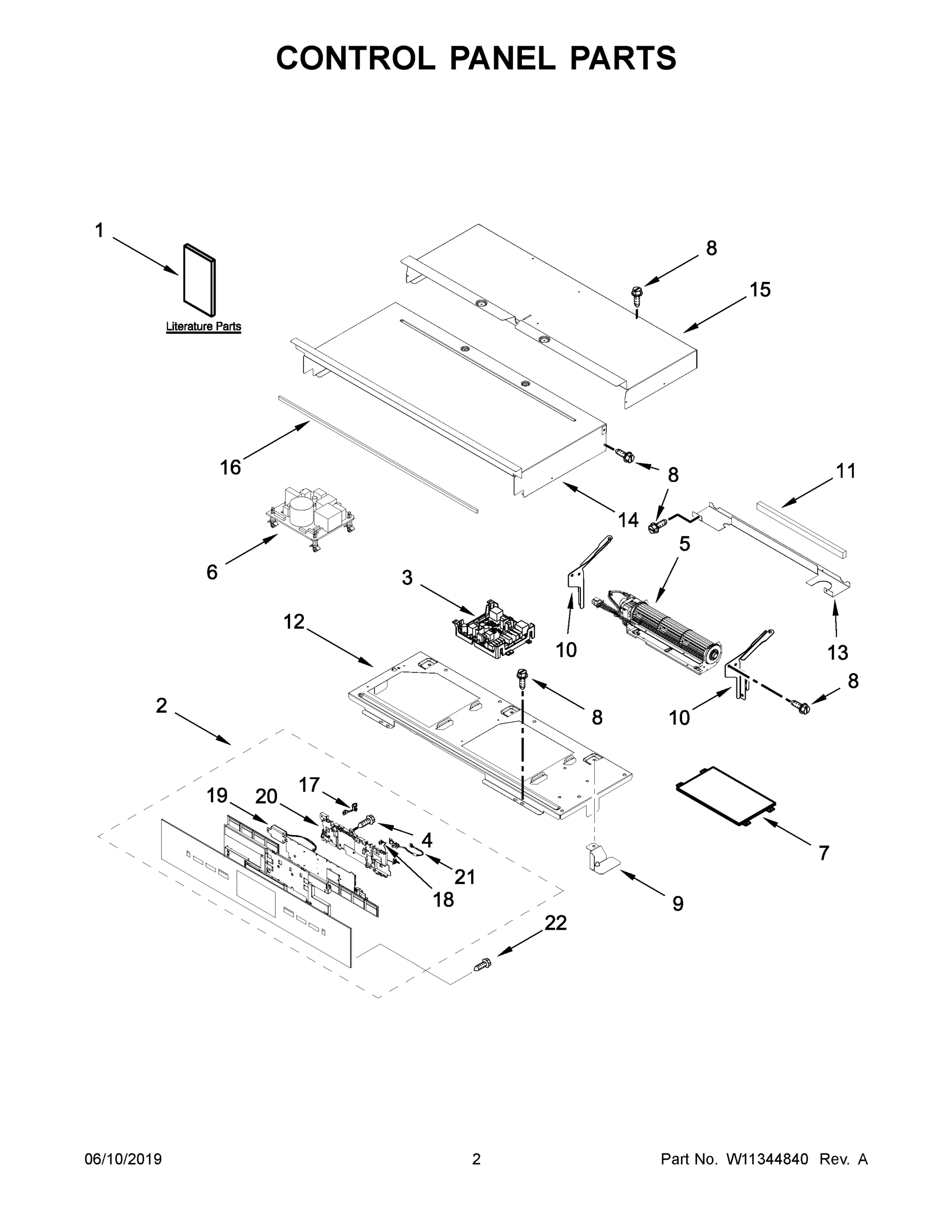02 - CONTROL PANEL PARTS