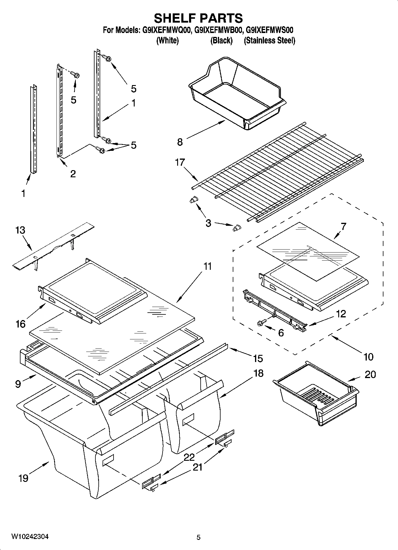 03 - SHELF PARTS