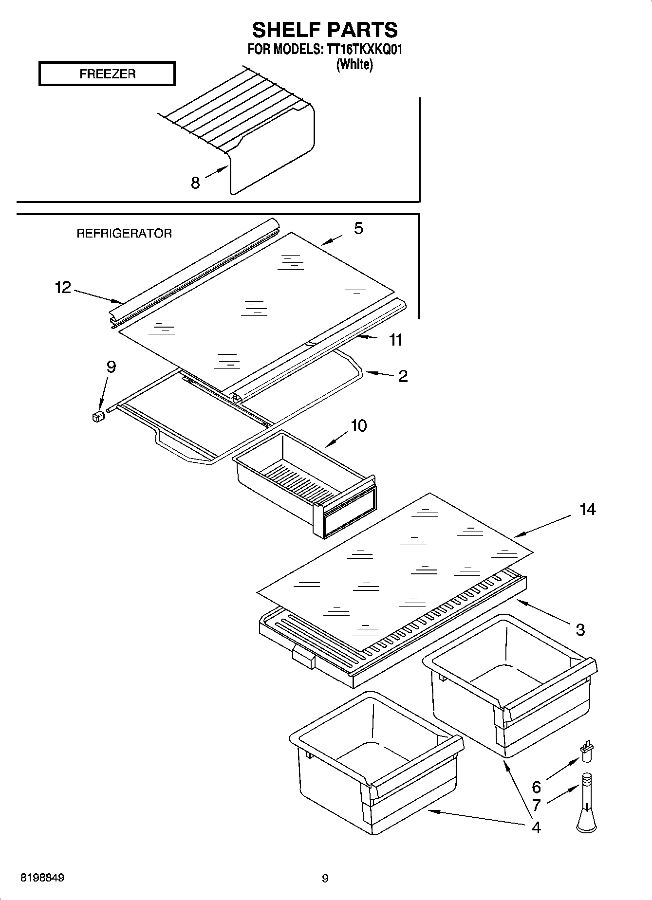 05 - SHELF PARTS, OPTIONAL PARTS