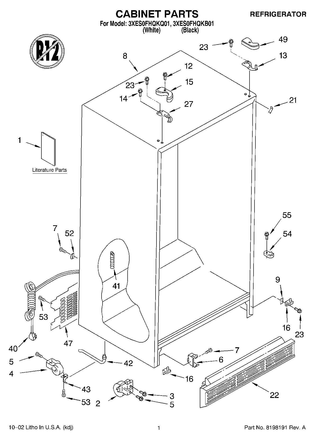 01 - CABINET, LITERATURE