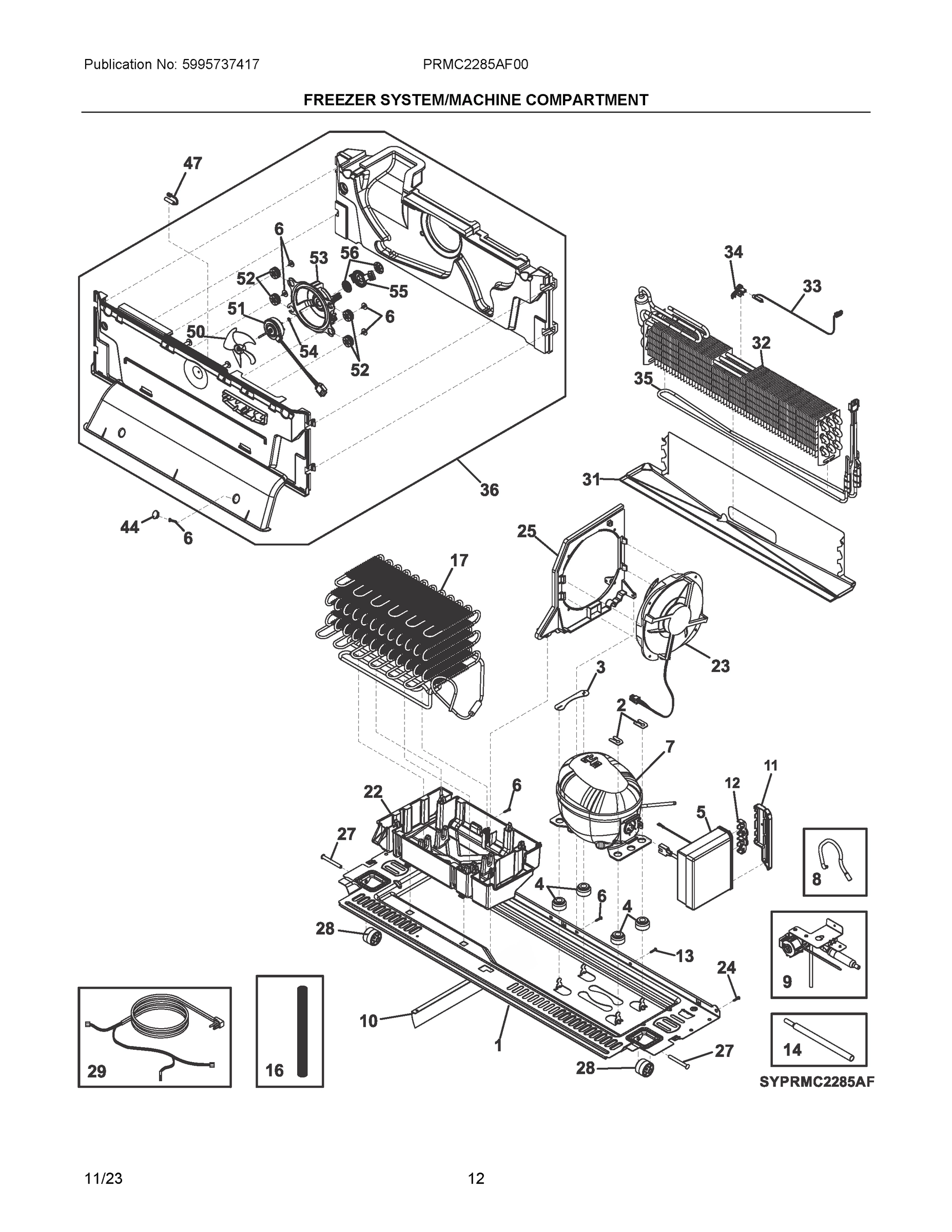 07 - FREEZER SYSTEM/MACHINE COMPARTMENT