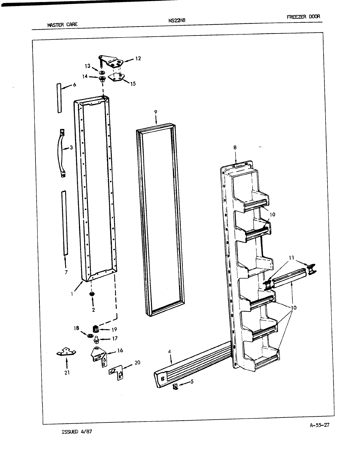 02 - FREEZER DOOR