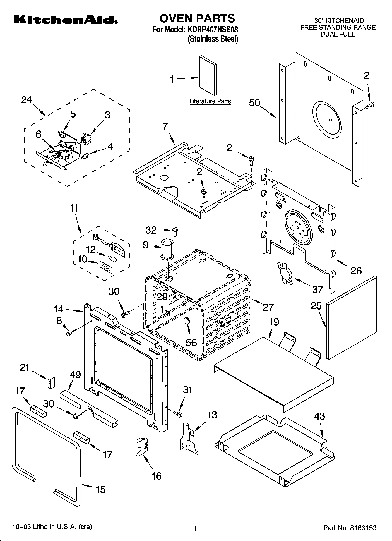 01 - OVEN PARTS