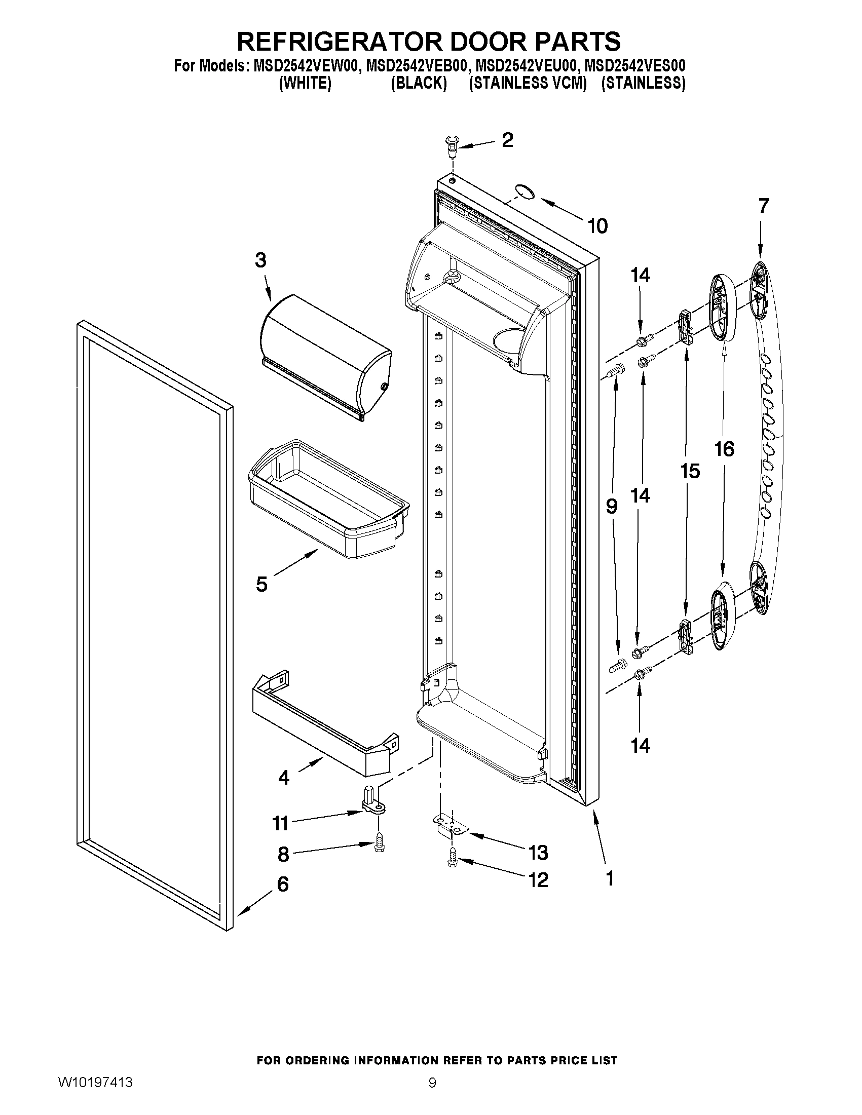 06 - REFRIGERATOR DOOR PARTS