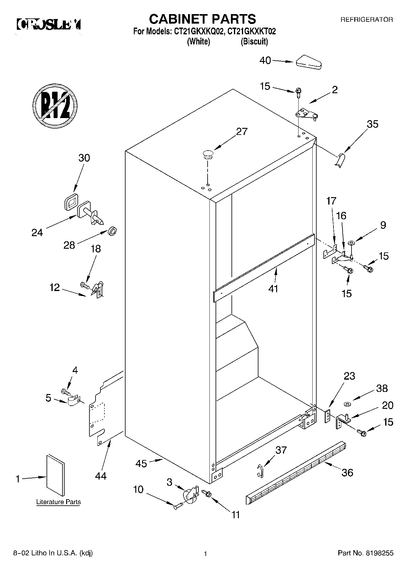 01 - CABINET, LITERATURE