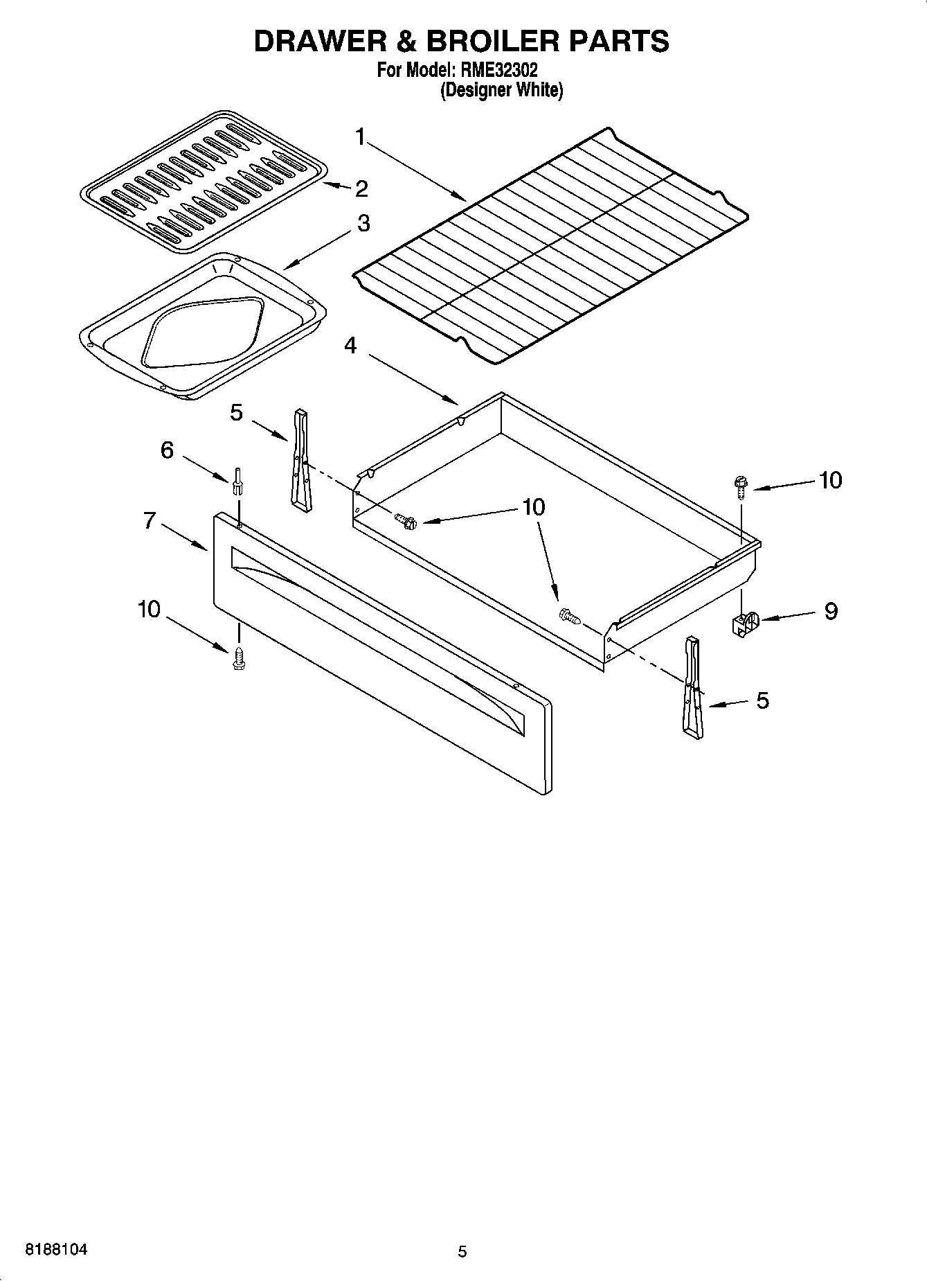 04 - DRAWER & BROILER PARTS