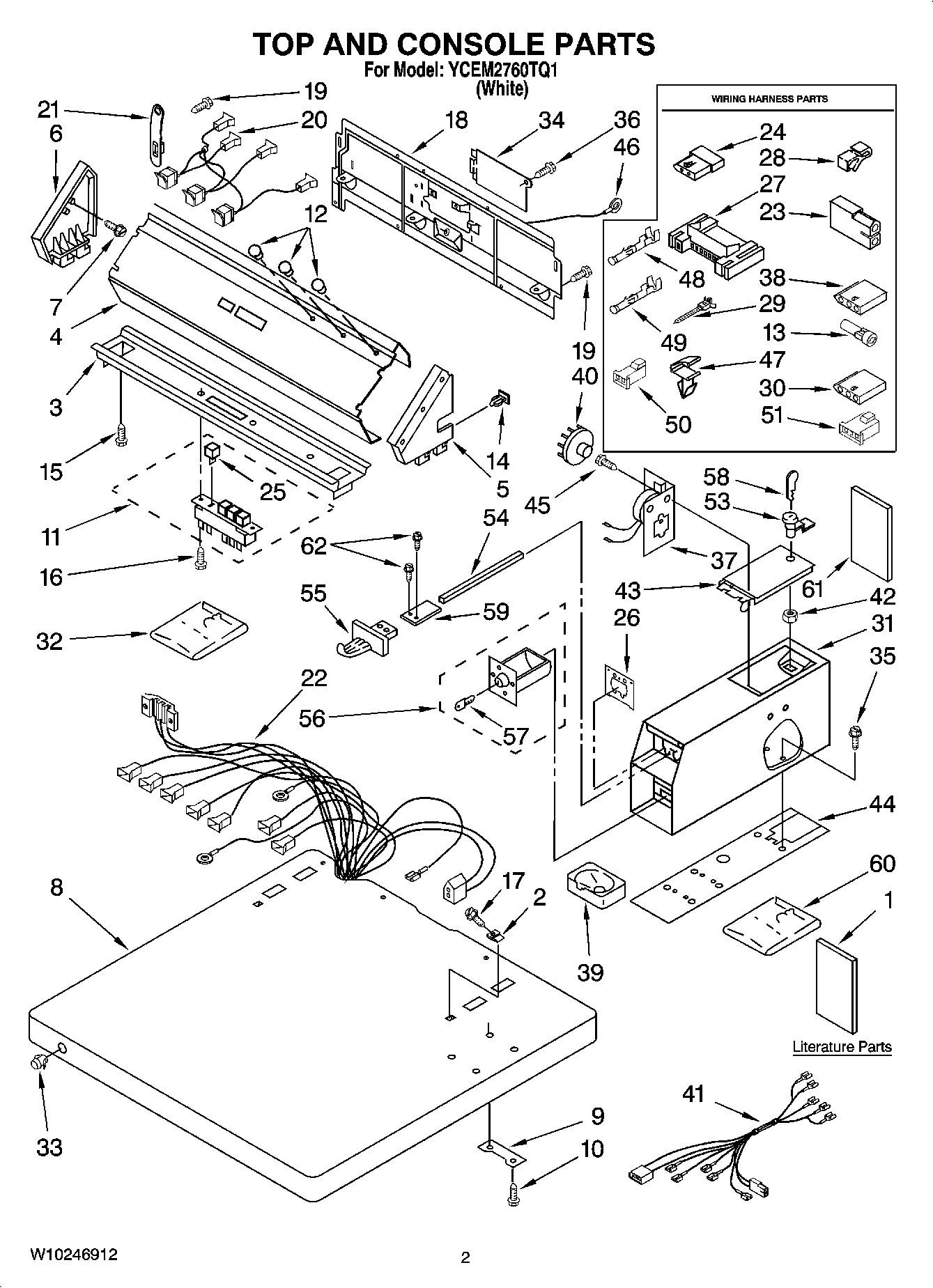 01 - TOP AND CONSOLE PARTS