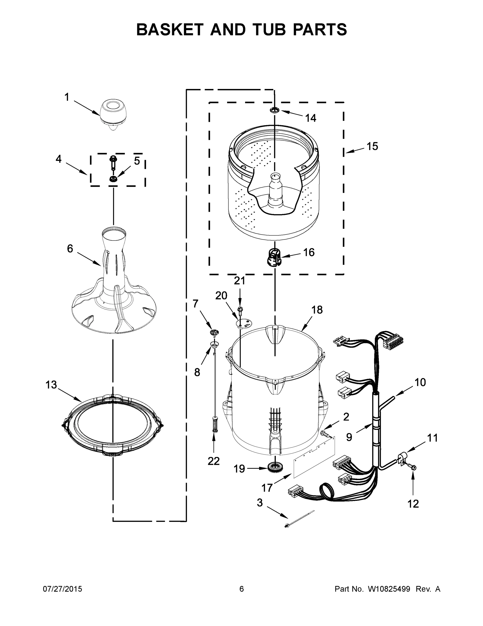 04 - BASKET AND TUB PARTS