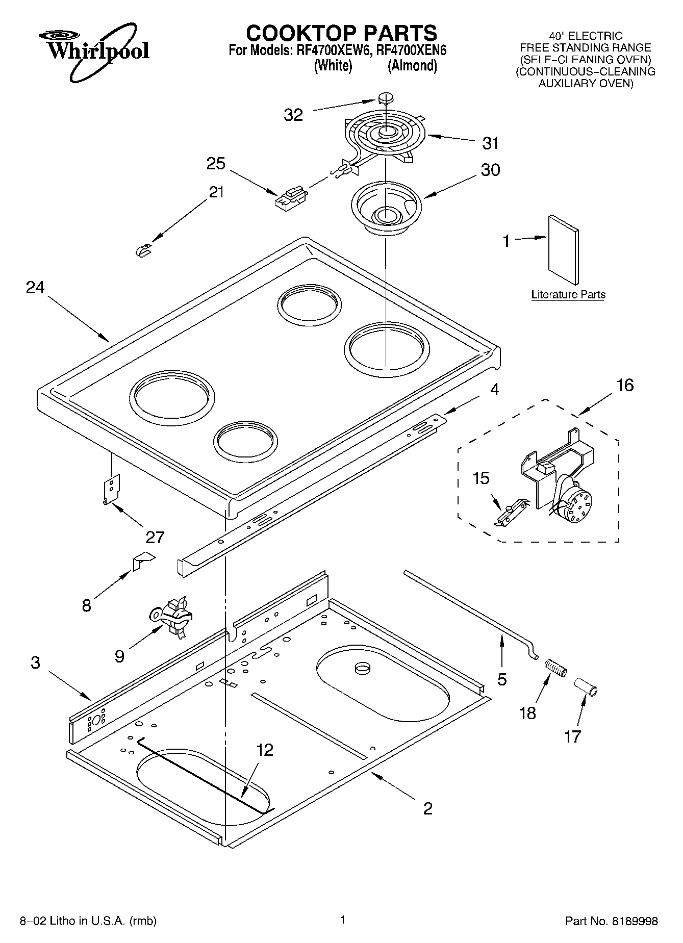 01 - COOKTOP, LITERATURE