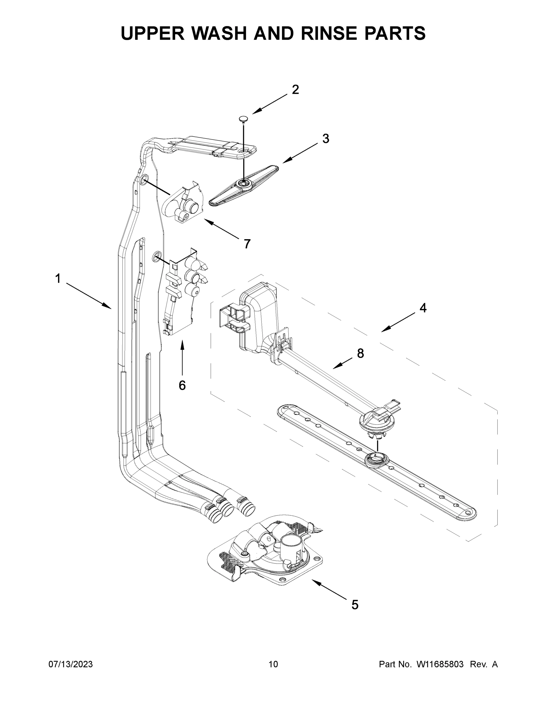 06 - UPPER WASH AND RINSE PARTS