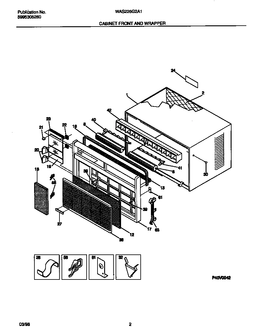 02 - CABINET FRONT AND WRAPPER
