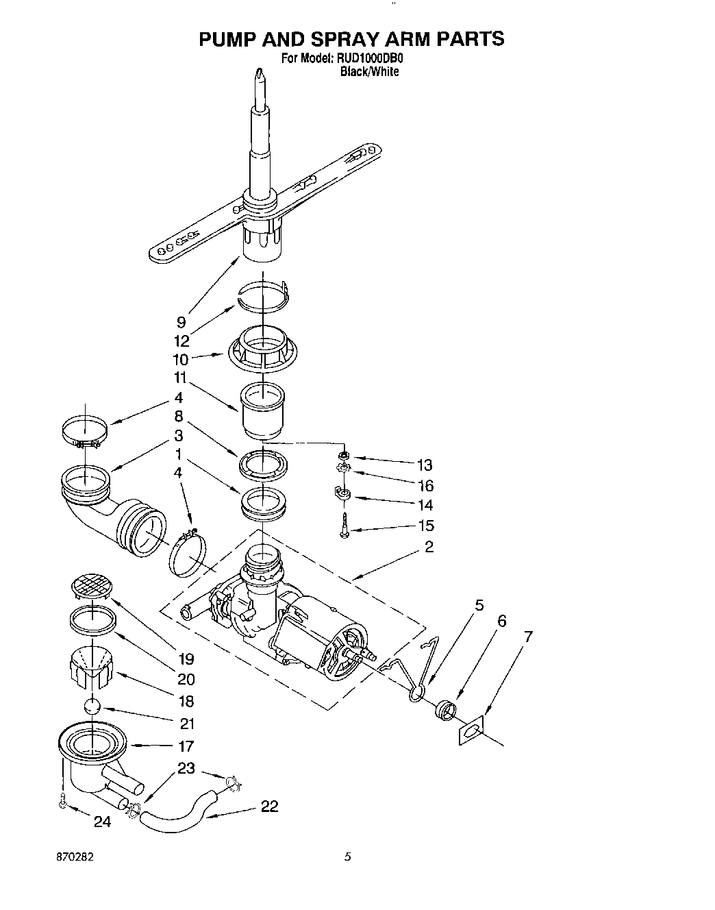 04 - PUMP AND SPRAY ARM
