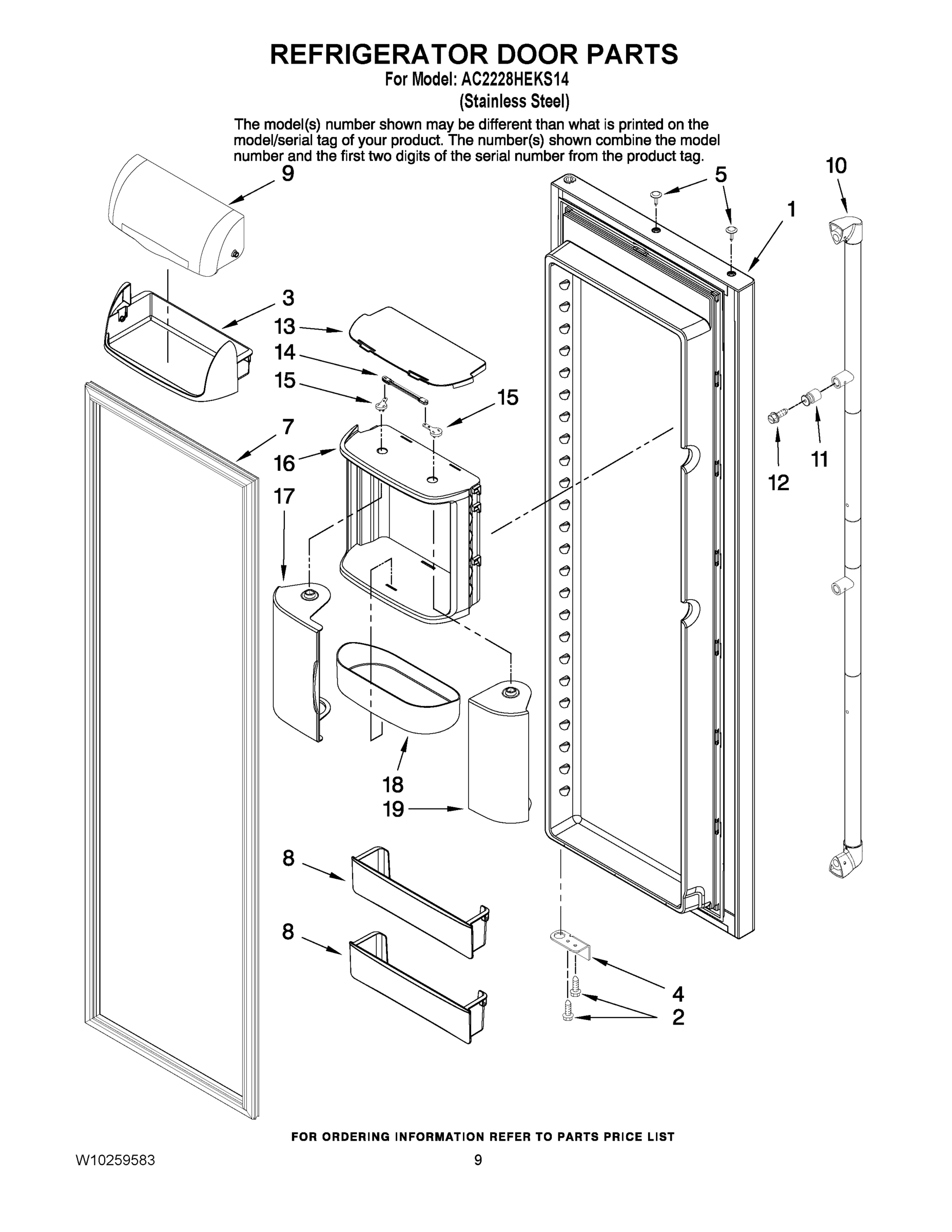 06 - REFRIGERATOR DOOR PARTS
