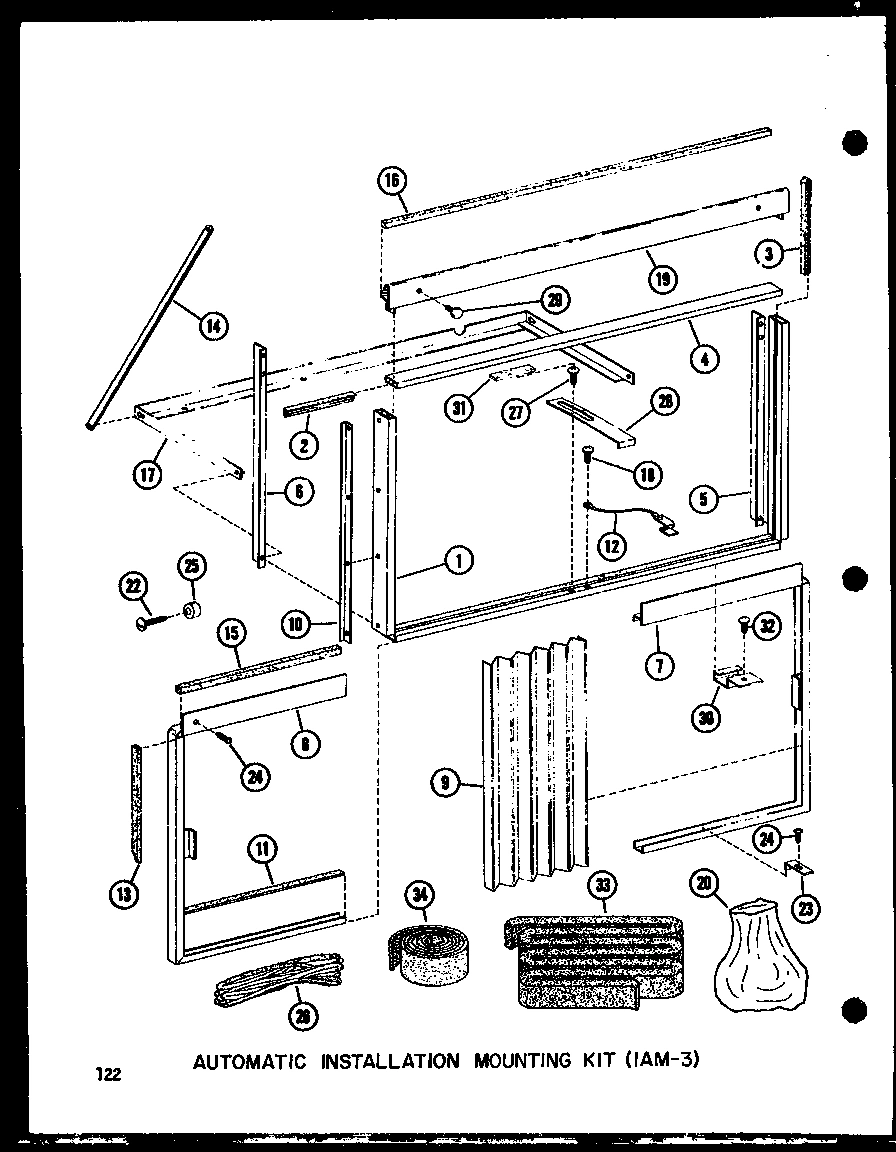 02 - AUTOMATIC INSTALLATION MTG KIT (1AM-3)