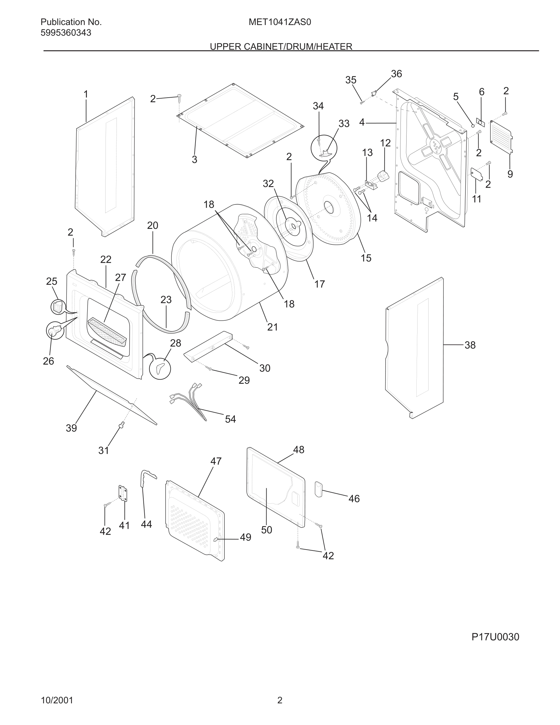 03 - UPPER CABINET/DRUM/HEATER