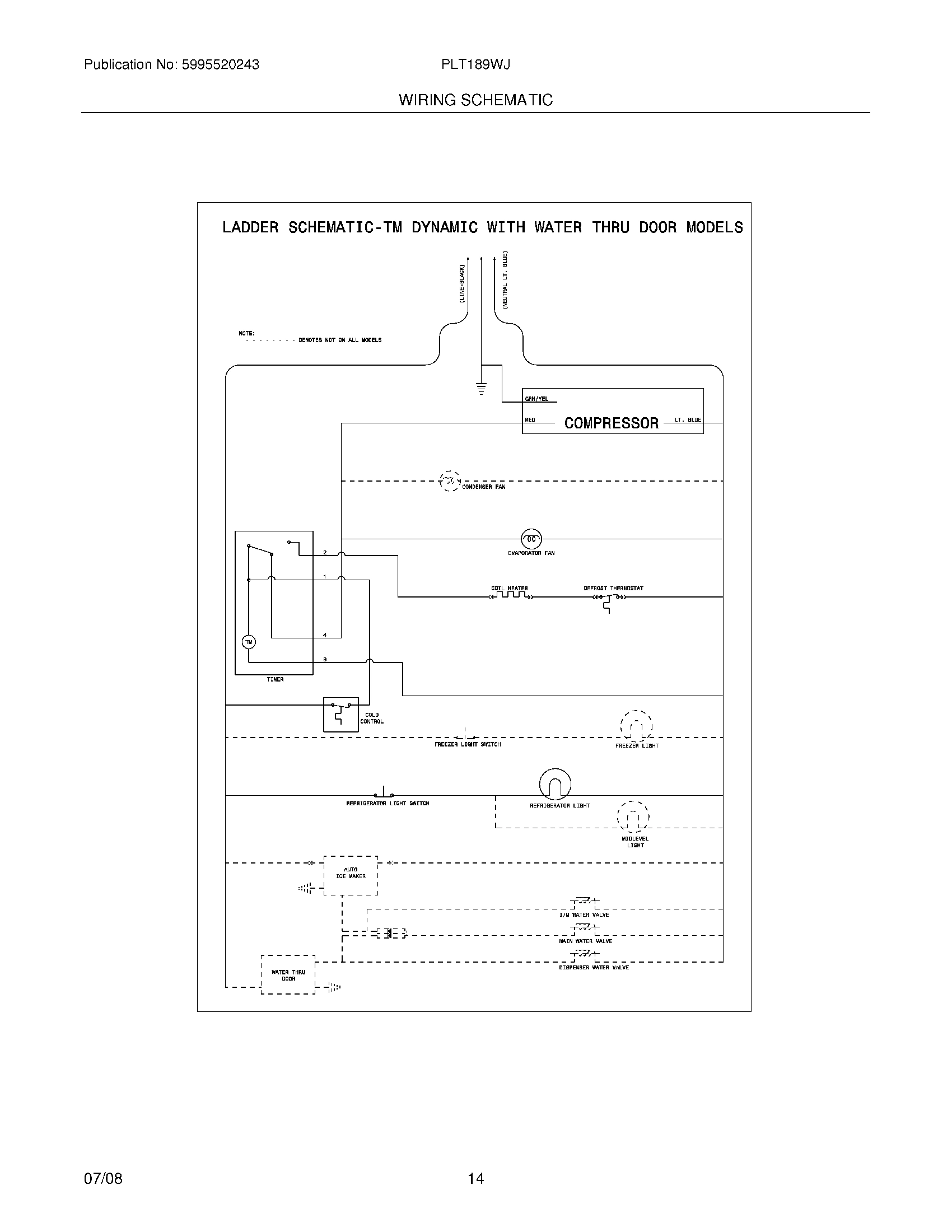 14 - WIRING SCHEMATIC