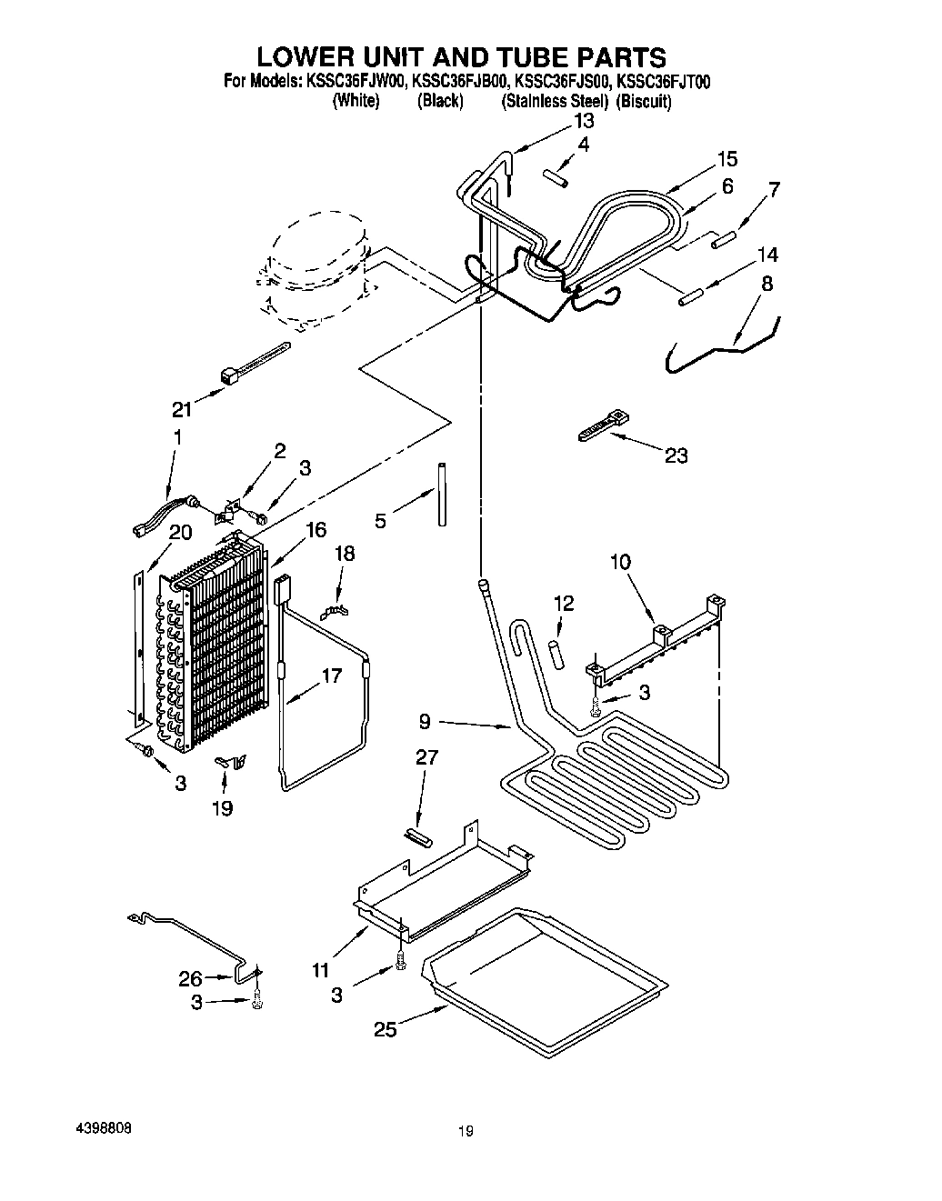 13 - LOWER UNIT AND TUBE