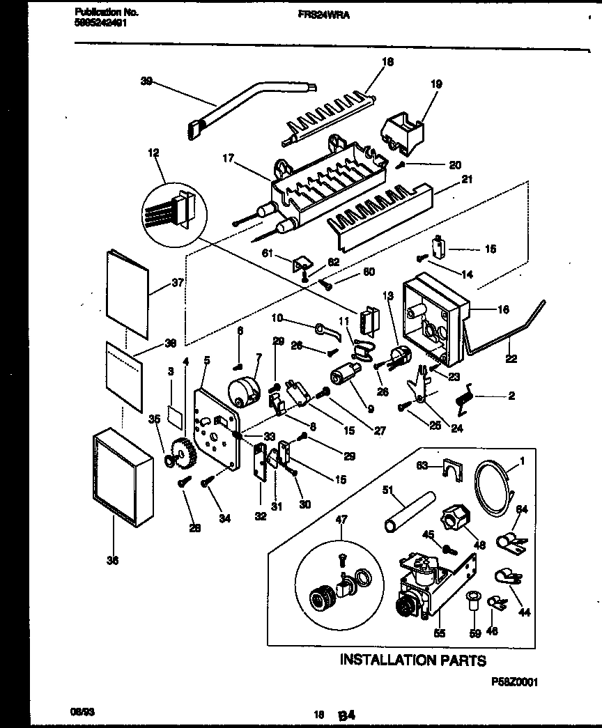 10 - ICE MAKER AND INSTALLATION PARTS