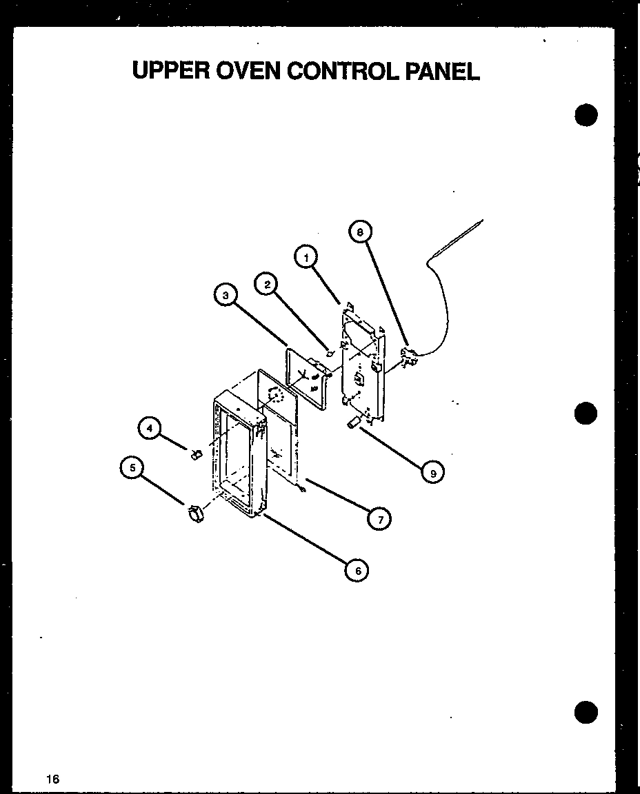 07 - UPPER OVEN CONTROL PANEL
