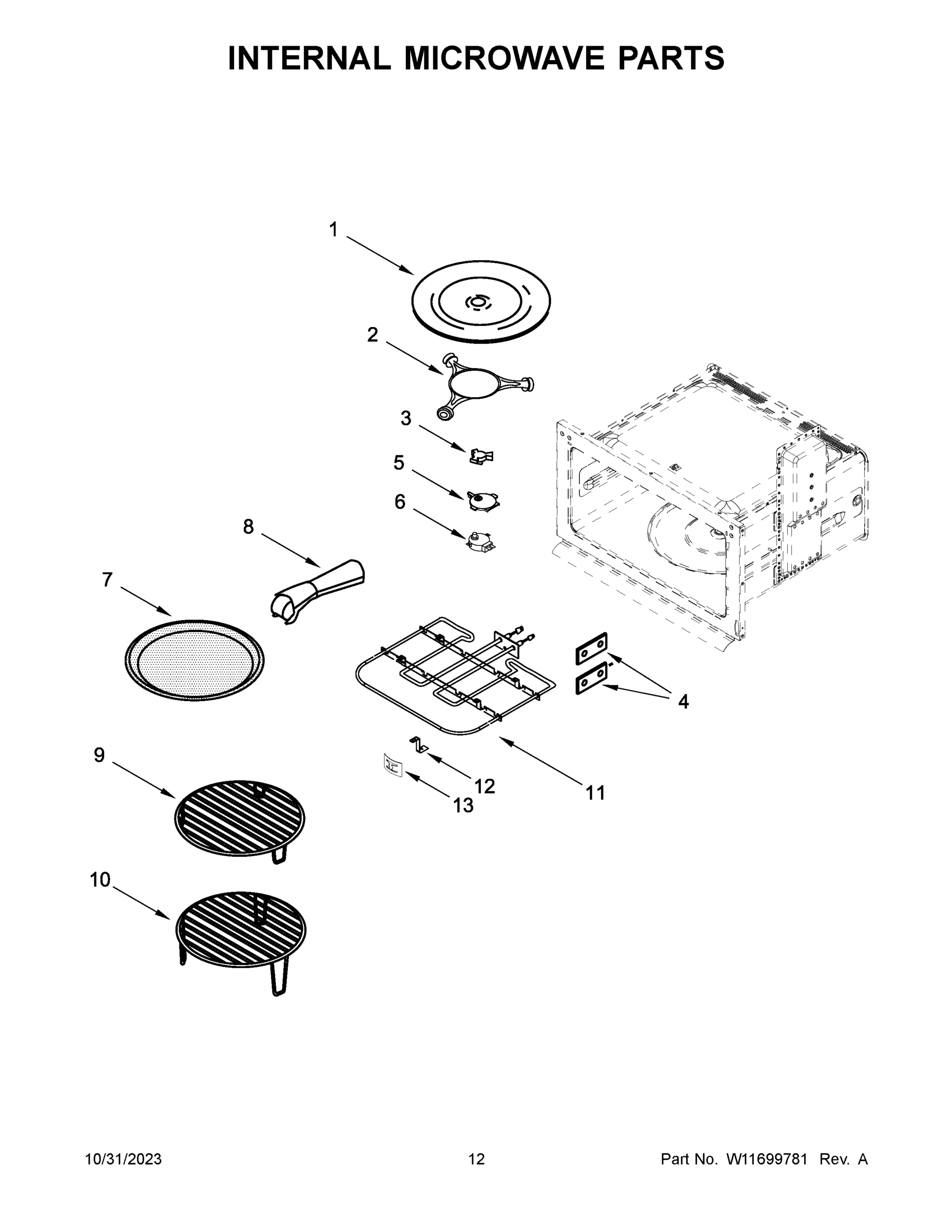 07 - INTERNAL MICROWAVE PARTS