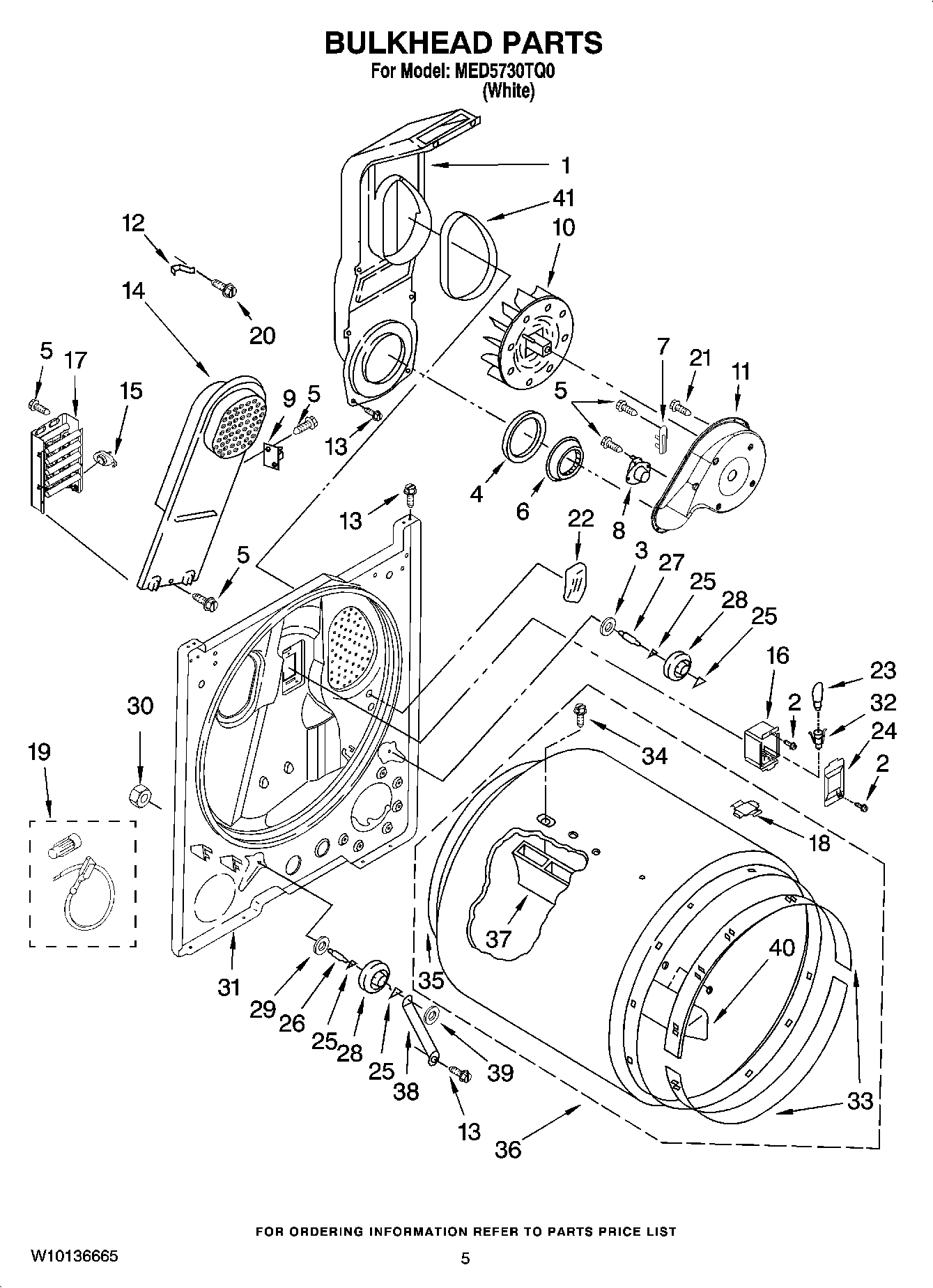 03 - BULKHEAD PARTS, OPTIONAL PARTS (NOT INCLUDED)